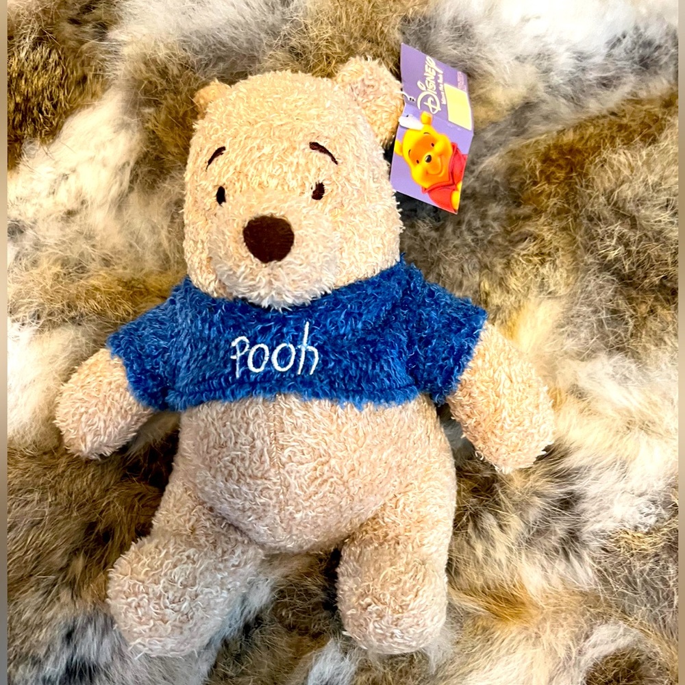 NWT Vintage small 8” Winnie the Pooh Plush Soft Fluffy And Cuddly